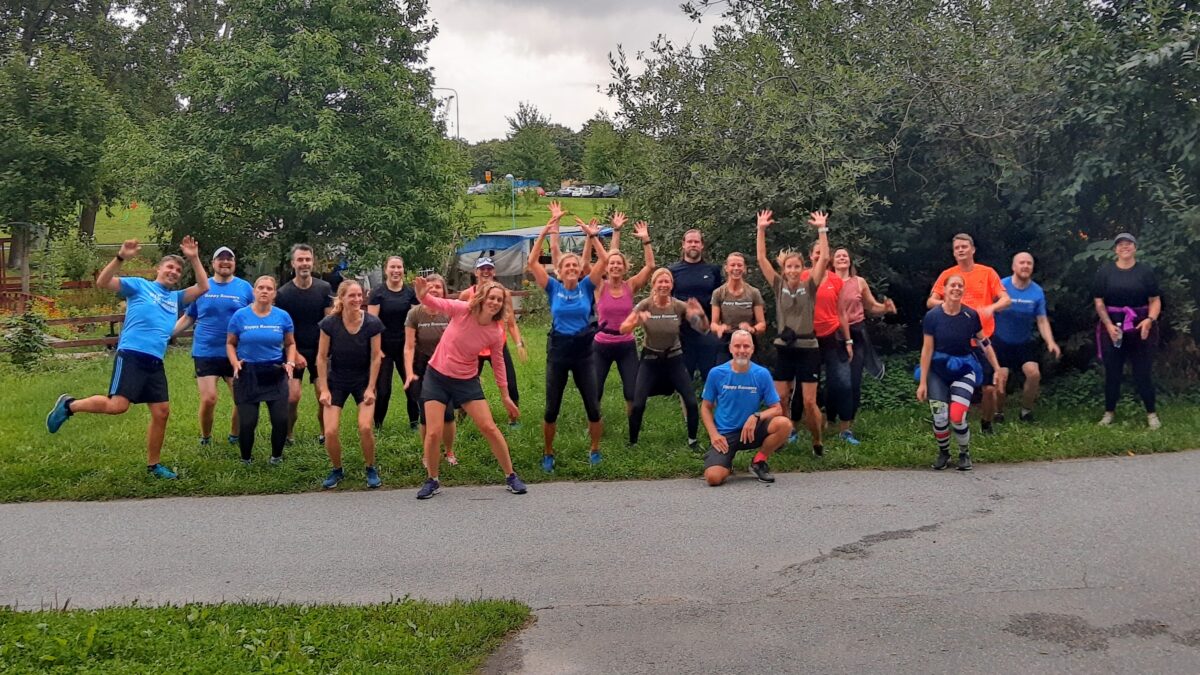 Löpargruppen Happy Runners med Naturfys